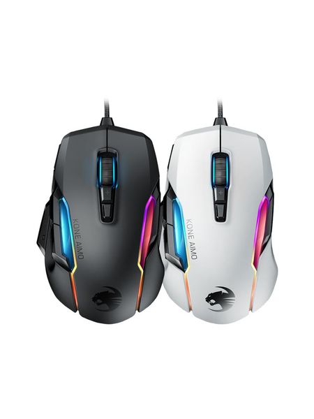 

mice roccat kone aimo master rgb gaming computer wired big hand mouse programming macro 16000dpi