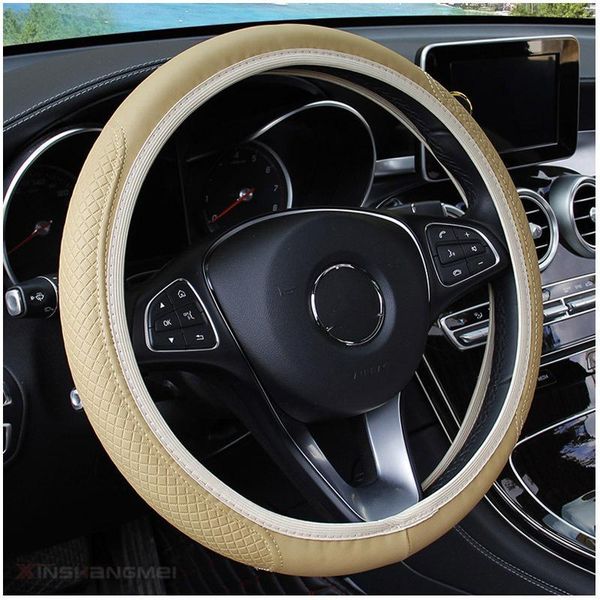 

steering wheel covers black pu faux leather car cover for kia sorento 2003 2004 2005 2006 2007 2008 2009