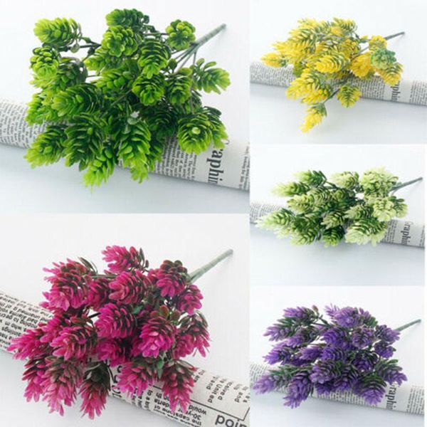 

decorative flowers & wreaths plastic artificial fake false plants grass flower bouquet outdoor garden wedding bridal decor