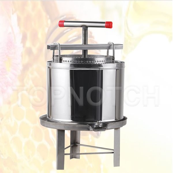 Ferramenta de Apicultura Manual Malha Honeywax Juicers Beeswax Pressing Machine Bee Cera Squeezer Separador