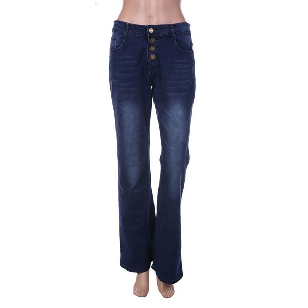 

hip hop women flared pants af7680 jeans for stitching skinny k, Blue