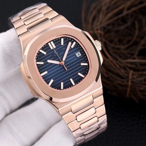 

aaa quality 40mm mens watches automatic movement stainless steel watches mechanical wristwatches waterproof luminous fashion wristwatch with, Slivery;brown