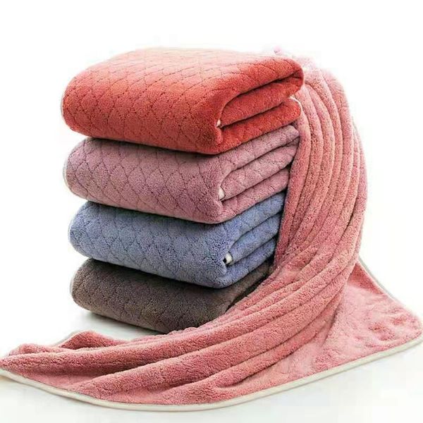 

towel 2021 home textile set absorbent bath and hand face women microfiber fabric 2pcs/set