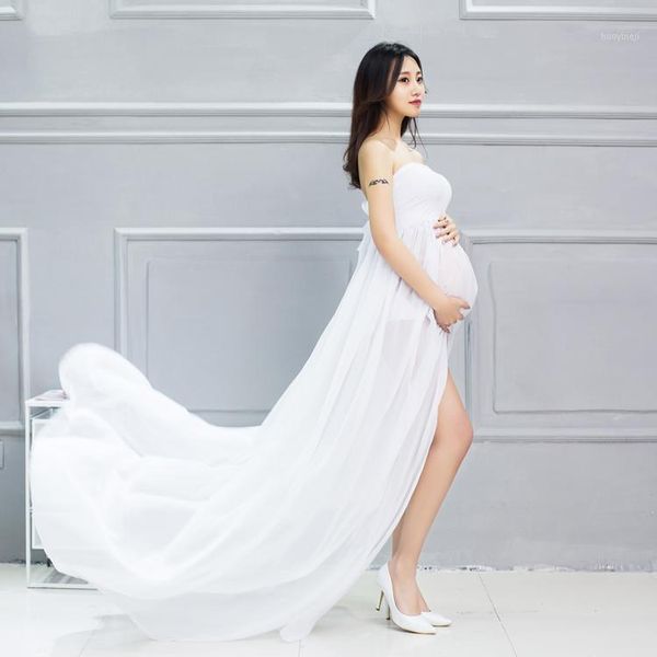 Maternidade Vestidos Mulheres Saia Preta Pografia Props Elegante Gravidez Roupas para Pessoas Grávidas PO Shoot Roupas