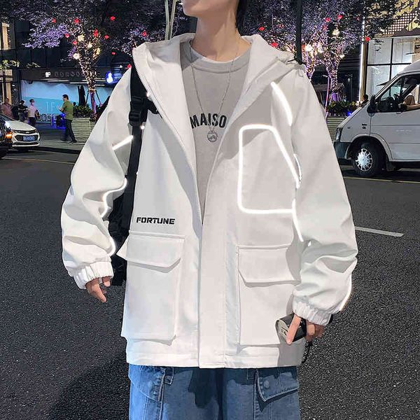 

2021 luminous , and , loose neutral white street cloth, black hoodie, Black;brown