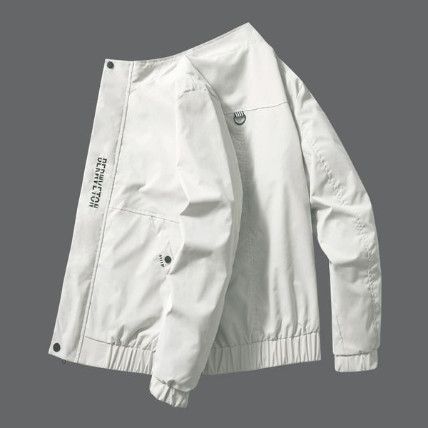 

autumn and winter 2021 new men's leisure work clothes stand collar long sleeve jacket youth popular korean fashion, Black;brown