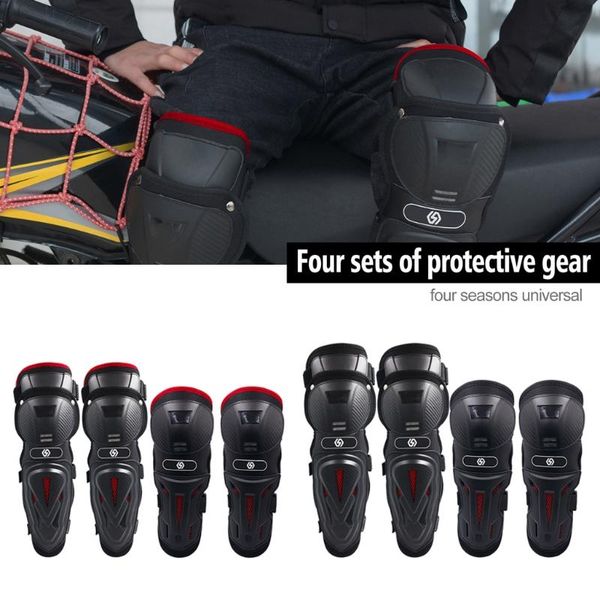 

motorcycle armor protective gear knee pads elbow protector motocross skating prot