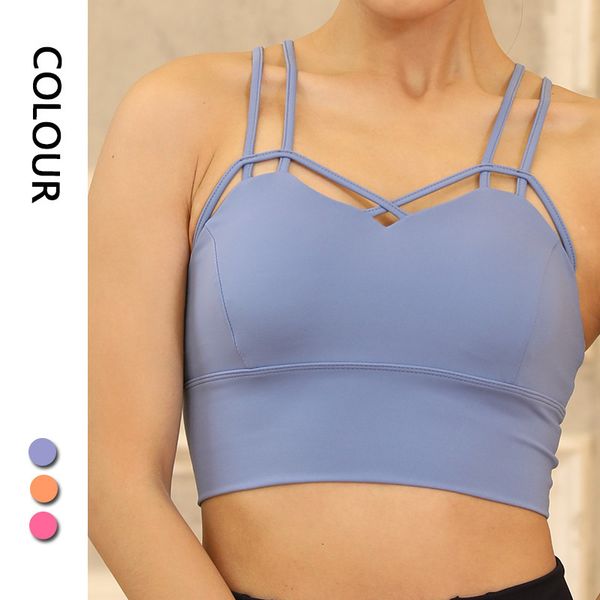 

new sports underwear womens running yoga vest -resistant push up fitness bra beauty back bra /30, White;black