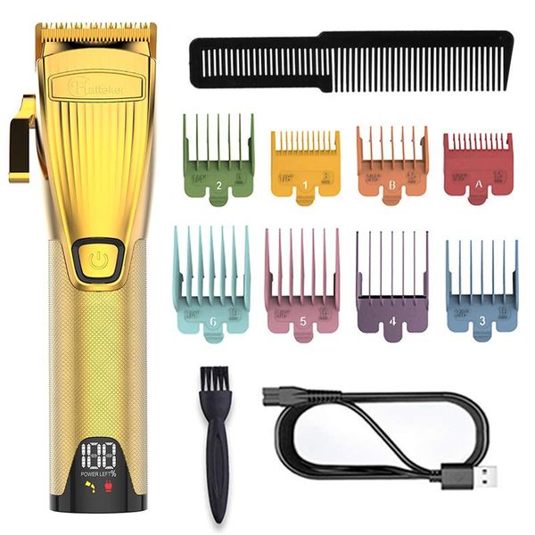 

hair clippers men clipper professional led dightal display trimmer adjustable haircut machine rechargeable cutting tool