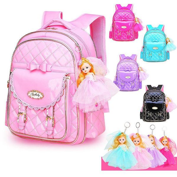 

school bags weysfor lace bag for girls satchel primary princess backpack with doll kids orthopedic schoolbag mochila