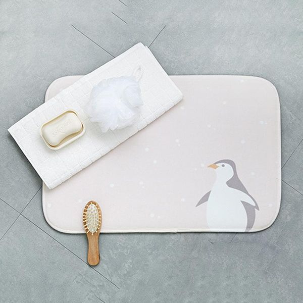 

bath mats living room door kitchen entrance carpet toilet bathroom absorbent cartoon pattern simple home thick non-slip