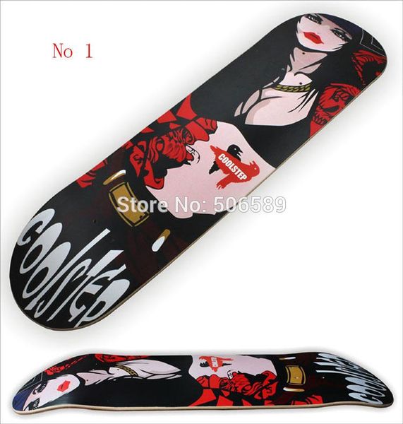 

skateboard board rich golden 19.82x79cm 9mm thickness 2014 new series