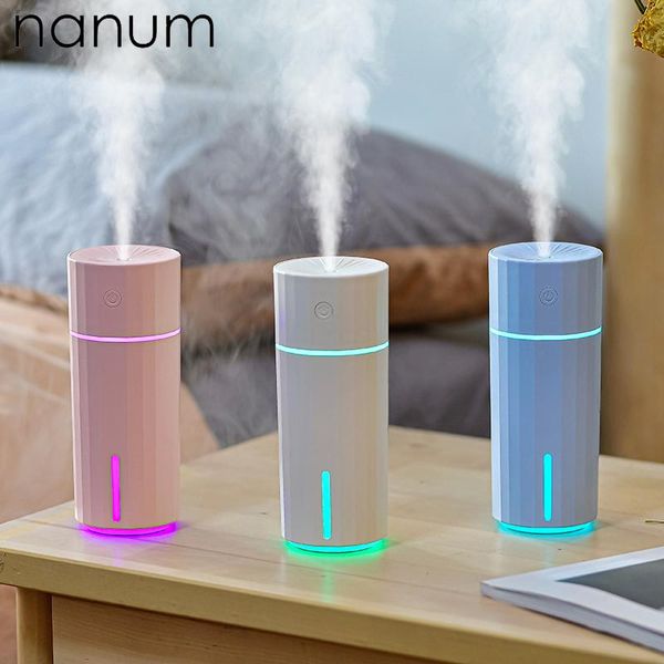 

car air freshener aroma essential oil diffuser diamond humidifier 200ml purifier led night light usb mini fogger