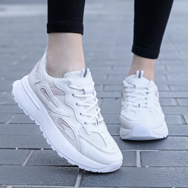 

2021 spring new products ladies casual shoes color matching non-slip shoes fashion running shoes outdoor light 3540
