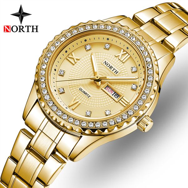 

north brand luxury new fashion women watch casual simple steel mesh quartz watches sport lady wrist watch relogio feminino, Silver