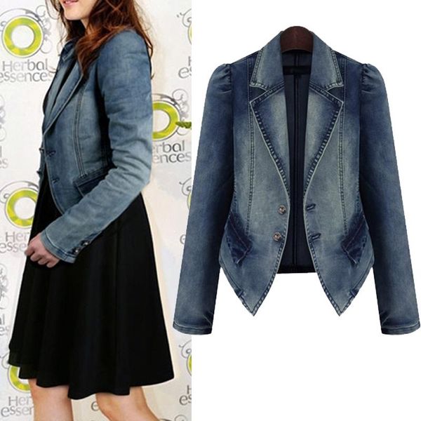 

women's jackets vintage 2021 spring autumn jeans jacket women basic coat fashion loose plus size short ladies denim streetwear 5xl, Black;brown