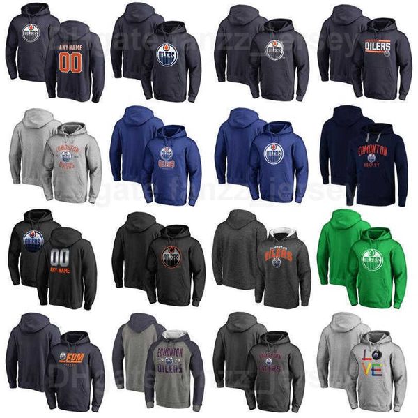 

pullover edmonton oilers hoody hockey jackets 18 james neal hooded 77 oscar klefbom hoodies 44 zack kassian sweatshirts darnell nurse custom, Black