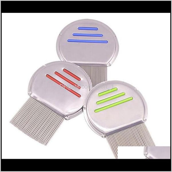 

stainless steel kids hair terminator lice comb nit rid headlice super density teeth remove nits comb styling tools tgprl tibdj