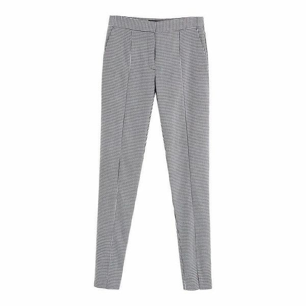 

women's pants & capris bb45-9672 european and american fashion plover slacks, Black;white