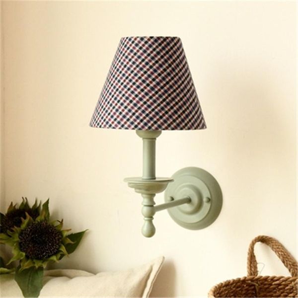 

wall lamp french garden country bedroom bedside light background el corridor mounted iron