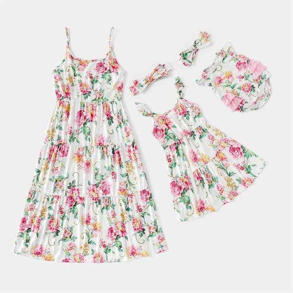 

mommy and me floral sweet tank matching dresses 210528, Blue
