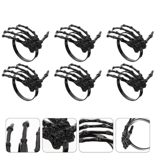 

napkin rings 6pcs ghost hand ring buckles creative for home