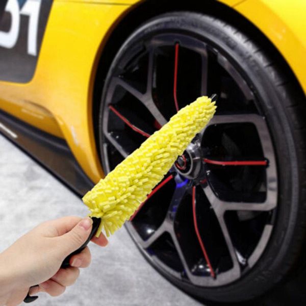 

car sponge cleaning brush wheel rims tire washing plastic handle auto scrub wash sponges tools accessories