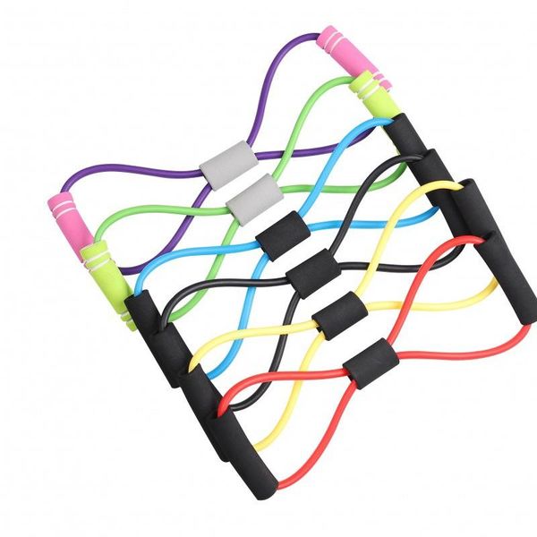 

resistance bands breast-expanding shaping figure-of-eight tensioner back shoulder opener training device yoga fitness rope elastic band