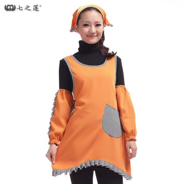 

aprons hijab apron sleeve set custom