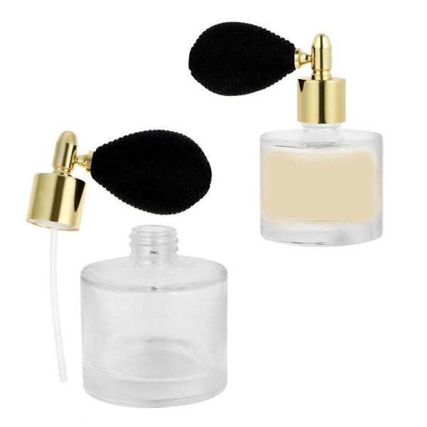 

storage bottles & jars 50ml empty glass bottle fine mist atomizer perfume gift for men
