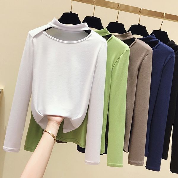 

women's sweaters female shirt long sleeve gkfnmt, korean-style cotton shirt, for autumn and winter cey3, White;black