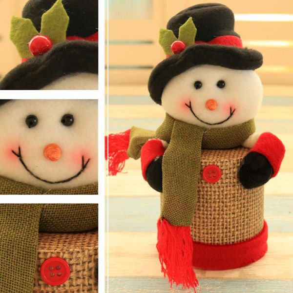 

gift wrap christmas wedding linen candy storage box old man elk snowman case use