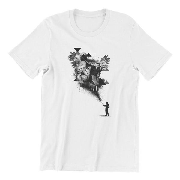 

men's t-shirts t-shirt airjag print custom games tees 139287, White;black
