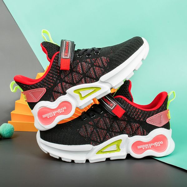

air mesh breathable children casual shoes for kids sneakers comforthable boys running shoes girls trainers tenis infantil menina, Black