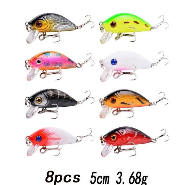 

59pcs almighty mixed fishing lure bait set wobbler crankbaits swimbait minnow hard baits spiners carp fishin jllevu