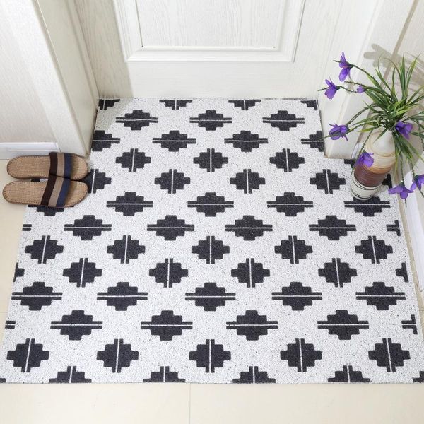 

carpets doormat carpet pvc silk loop indoor outdoor living room bedroom kitchen entrance door mat non-slip custom can be cut mats