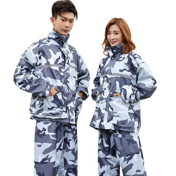 

raincoats thin fashion raincoat set blue hiking travel men windproof pants portable impermiable para la lluvia rain gear be50yy