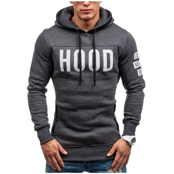 

new moleton masculino 2021 slim hoodies men sweatshirt long sleeve pullover hooded sportswear men's letters printed tracksuit s-3xl twk, Black