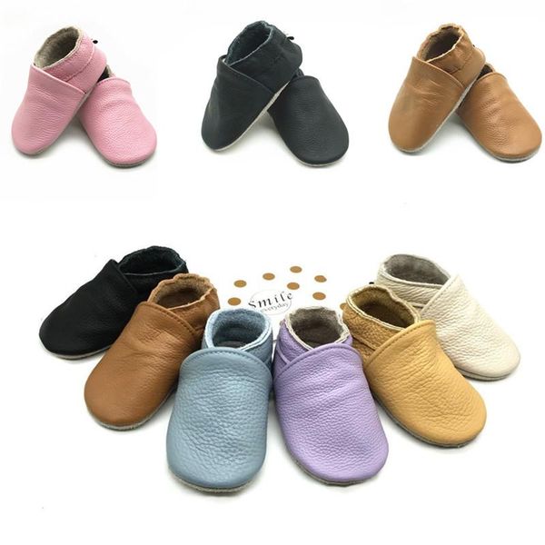 

first walkers colorful shoes born boys girls soft genuine leather baby