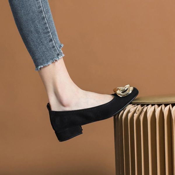 

dress shoes 2021 black faux suede pumps for women fashion elegant pointed toe ladies heels female wedding party office