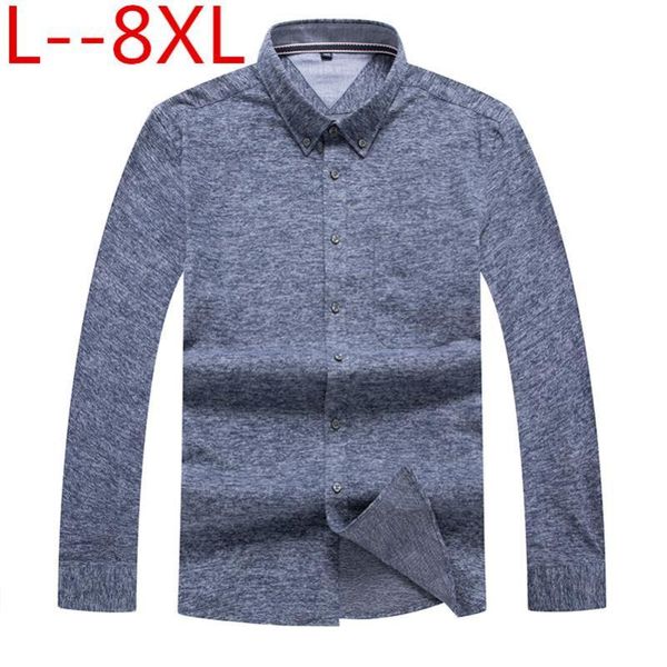 

men's casual shirts 4xl 6xl 5xl 10xl 8xl men plus pocket long sleeved classical male formal business shirt man large big size, White;black