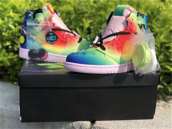 

shoes j balvin x authentic 1 high og man basketball multi color black pink foam jennifer lopez shakira tie-dye zapatos sneakers us 7-13