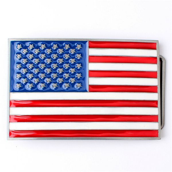 

2021 new diy customize buckle american flag metal bukle belt head l3l9, Black;brown