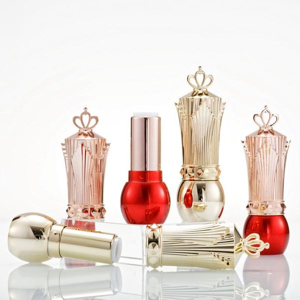 

storage bottles & jars empty make up lipstick tube 12.1mm gold red diy 50pcs/lot