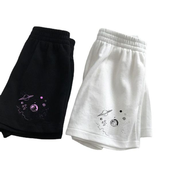 

women's shorts sports for women 2021 cycling running fitness high waist push up hip side pocket gym leggings, White;black