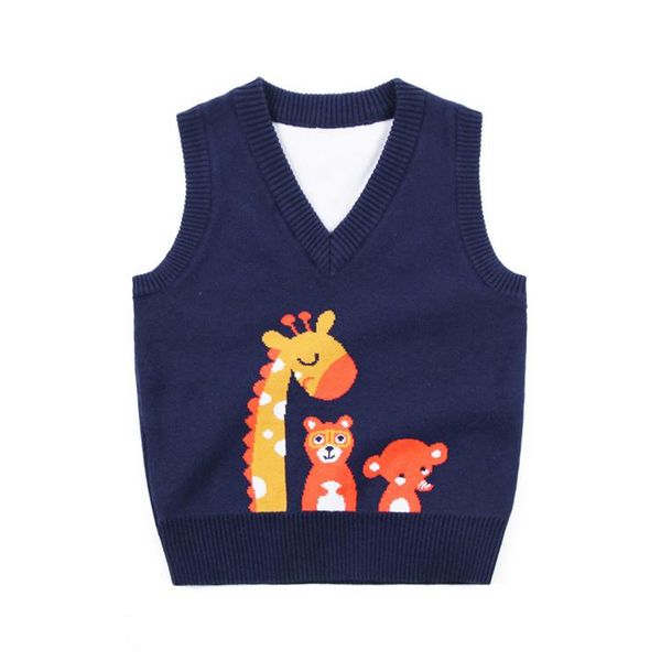 

waistcoat 100% cotton casual v neck knit sweater vest for kids, Camo