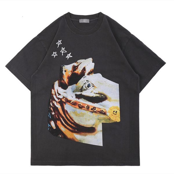 

printing of horses travis scott cactus jack t male shirt 07zq, White