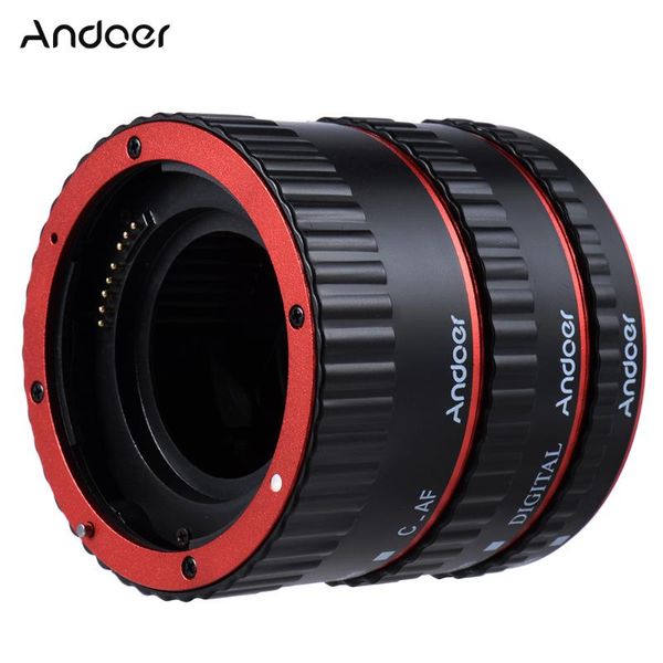 

lens adapters & mounts andoer af macro extension tube ring colorful metall auto focus camera accessories for eos ef ef-s 60d 7d 5d 550