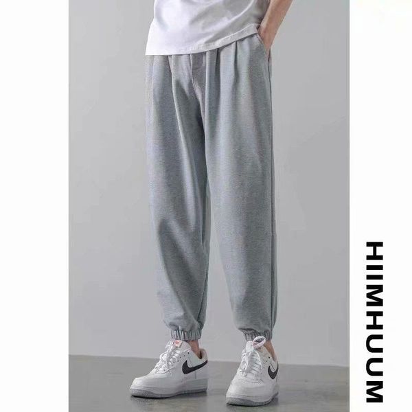 

men's pants summer thin casual fashion sports street loose jogging men, Black