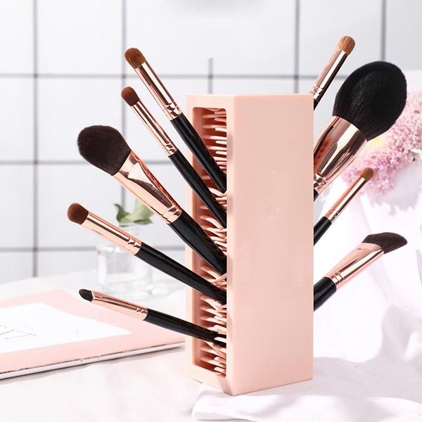 

storage boxes & bins makeup brush box silica gel lipstick holder organizer dressing table ing plastic container